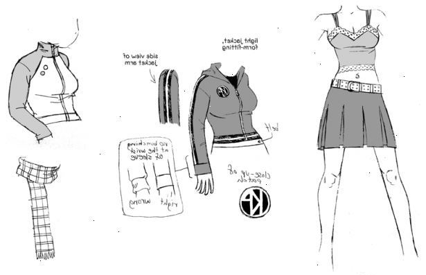 Hvordan å designe klær. Sett sammen din design.