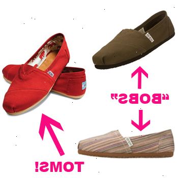 Hvordan å identifisere falske toms sko. Kontroller at selgeren er en autorisert TOMS forhandler.