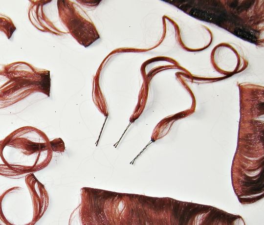 Hvordan sy hair extensions til et klipp. Kjøp et hår innslaget.
