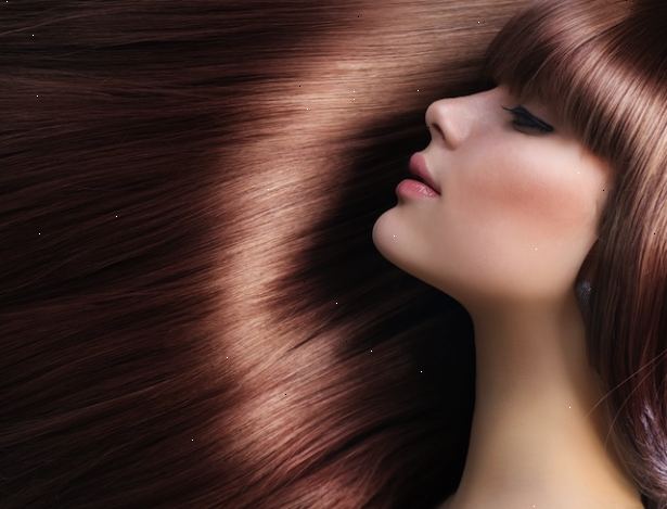 Hvordan du har vakker silkeaktig, skinnende, rett hår. Vask og pleie håret med sulfat-frie hårprodukter.