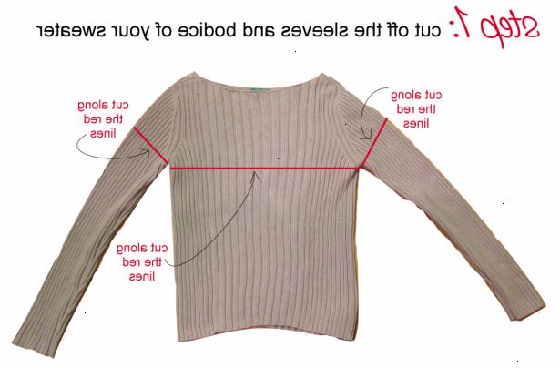 Hvordan lage leggvarmere fra gamle gensere. Bestem deg for hvor lenge du vil at leggvarmere å være.