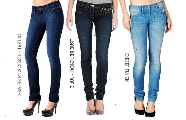 Hvordan se bra ut i jeans (kvinner). Kjøp jeans som er din størrelse.