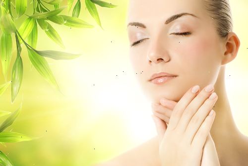 Hvordan ta vare på huden din som en fyr. Spise grønne blader, og ta vitaminer.