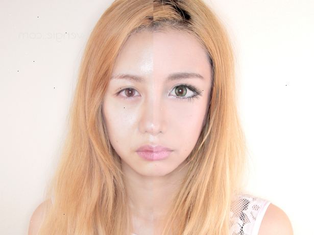 Hvordan gjøre deg selv ser asiatisk med (bare) makeup. Hvis det overhodet er mulig, ikke bruke foundation eller pudder til ansiktet ditt.