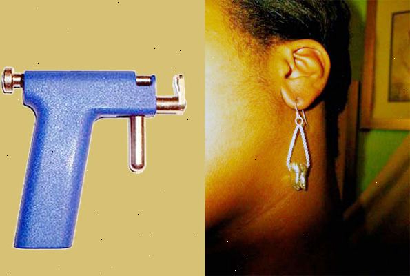 Hvordan å pierce øret uten en pistol. Ta nålen, kork, og smykker et sted med en autoklav og få den behandlet i en enkelt-bruker sterile posen.