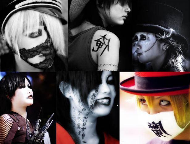 Hvordan være en japansk eller visual kei stil goth jente. Se på noen visual kei tema magasiner eller nettsteder å få inspirasjon til din egen ta på stilen.