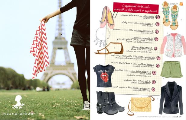 Hvordan kle parisisk chic. Bruk flatterende grunnleggende.