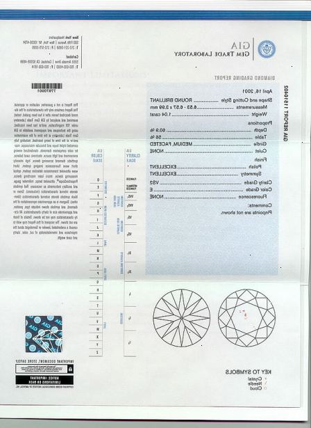 Hvordan man skal vurdere en diamant gradering sertifikat. Hoge Raad voor diamant (HRD), eller "diamant høyrådet," er europas motstykke til GIA.